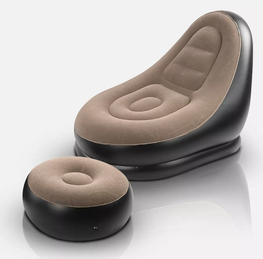 Silla Sofá Inflable Reposapiés Sillón